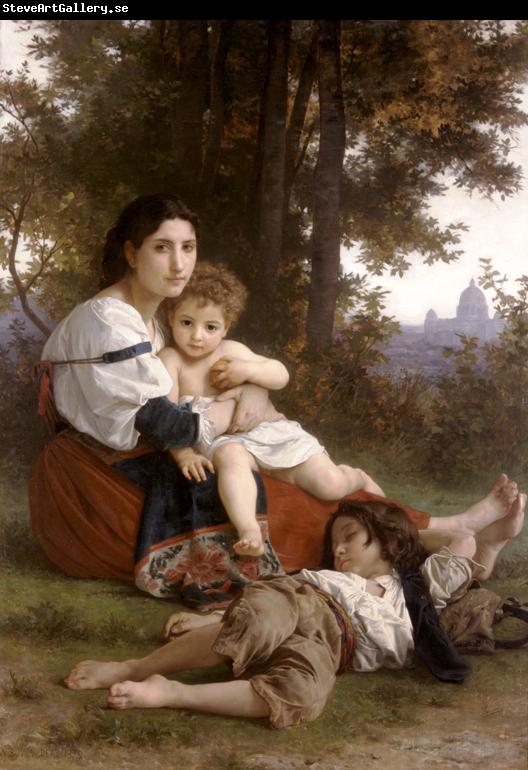 Adolphe William Bouguereau Rest (mk26)